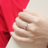 Minimalist Moissanite Ring - Enchanted Elegance with a Modern Touch