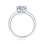 Elegant Heart Moissanite Ring - Timeless Love-Inspired Design