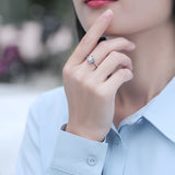 Classic Moissanite Engagement Ring - Love-Inspired Design for a Timeless Look