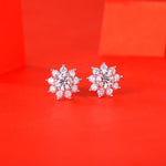 Elegant Moissanite Earrings - Desire Design with a Radiant Sparkle