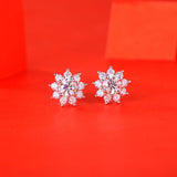Elegant Moissanite Earrings - Desire Design with a Radiant Sparkle