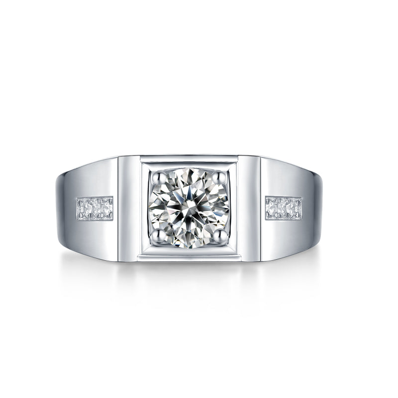 Timeless Moissanite Diamond Ring - Olivia Star Collection with Radiant Sparkle