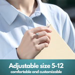 Olivia Star Moissanite Engagement Ring - Lab-Grown Diamond in 18K White Gold Plated Silver