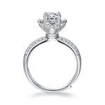 Luxury Moissanite Ring - Olivia Star Jewelry with a Brilliant Center Stone