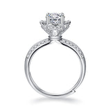 Luxury Moissanite Ring - Olivia Star Jewelry with a Brilliant Center Stone