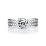 Timeless Moissanite Diamond Ring - Fairy Diary-Inspired Design with Radiant Shine