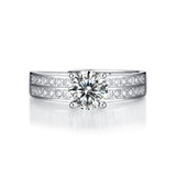 Timeless Moissanite Diamond Ring - Fairy Diary-Inspired Design with Radiant Shine