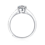 Timeless Moissanite Diamond Ring - Romance Design with a Brilliant Shine