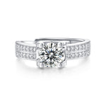 Elegant Moissanite Ring - Olivia Star Jewelry with a Lab-Grown Diamond