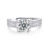 Elegant Moissanite Ring - Olivia Star Jewelry with a Lab-Grown Diamond