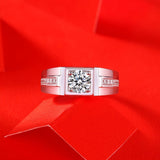 Timeless Moissanite Diamond Ring - Secret Harbor Style with a Brilliant Shine