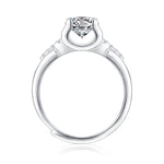Timeless Moissanite Diamond Ring - Deep Space Design with a Brilliant Shine
