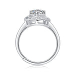 Brilliant Moissanite Exclusive Ring - Delicate and Elegant Engagement Jewelry