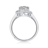 Brilliant Moissanite Exclusive Ring - Delicate and Elegant Engagement Jewelry