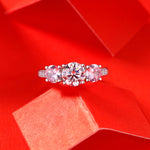 Timeless Moissanite Diamond Ring - Enchanting Design with a Brilliant Shine