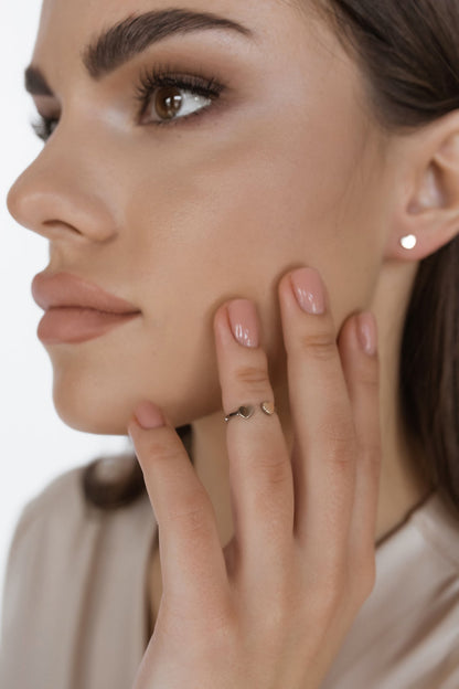 14K Gold Bonded Ring | Sterling Silver