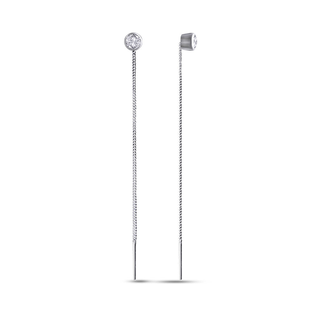 Cubic Zirconia Earrings | Refined | Sterling Silver