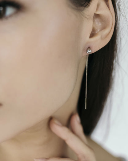 Cubic Zirconia Earrings | Refined | Sterling Silver