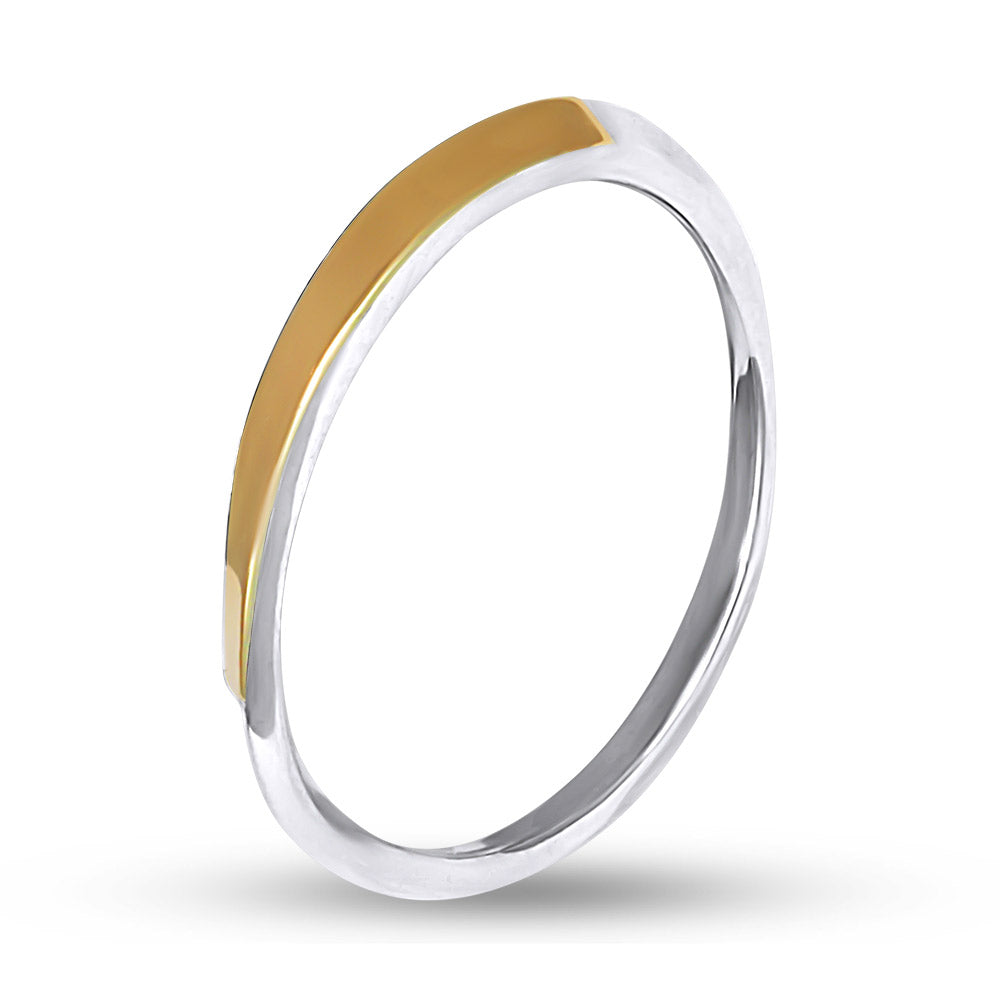 14K Gold Bonded Ring | Sterling Silver