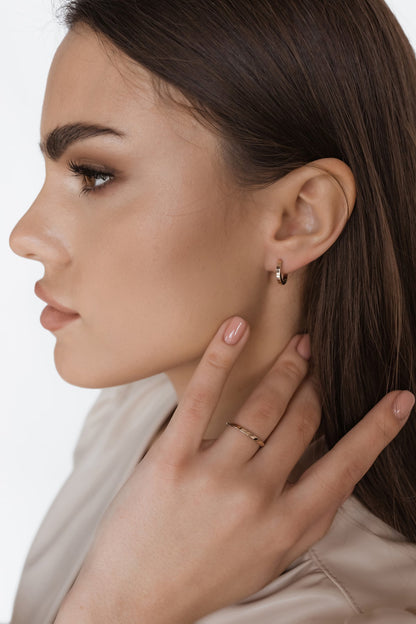 14K Gold Bonded Ring | Sterling Silver