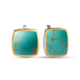 Pendientes de moissanita para mujer | Plata de ley 925 con baño de oro de 18 quilates | Diseño conmovedor