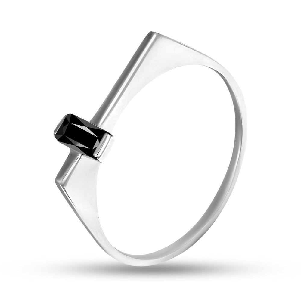 Cubic Zirconia Ring | Sterling Silver