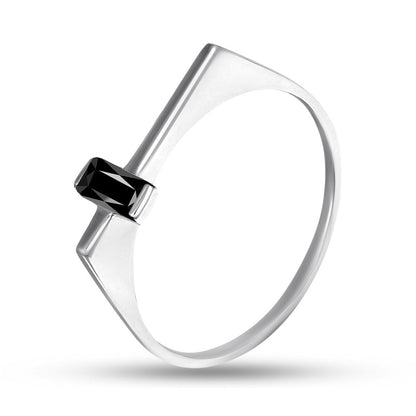 Cubic Zirconia Ring | Sterling Silver