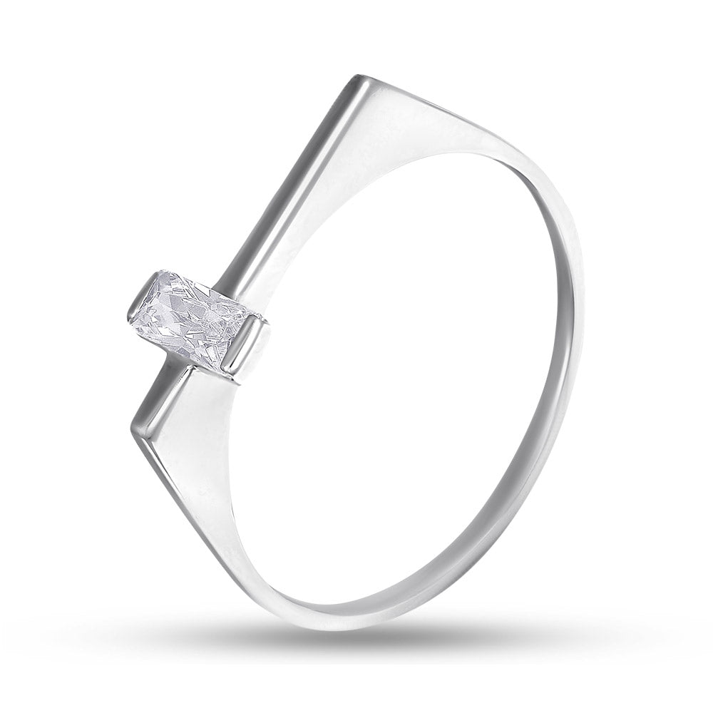 Cubic Zirconia Ring | Sterling Silver