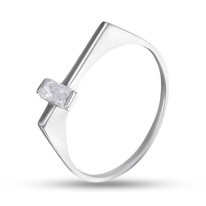 Cubic Zirconia Ring | Sterling Silver
