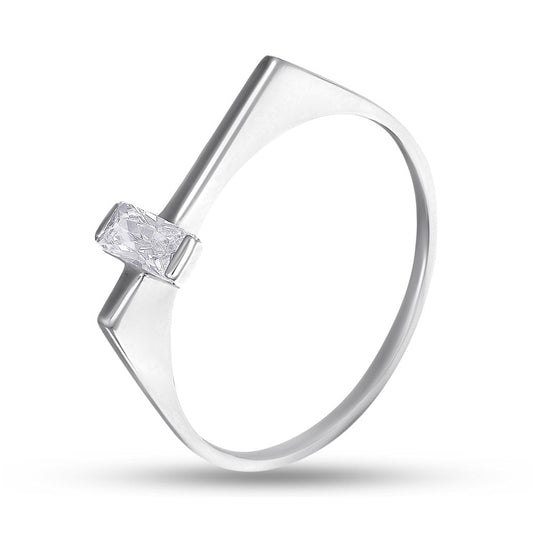 Cubic Zirconia Ring | Sterling Silver