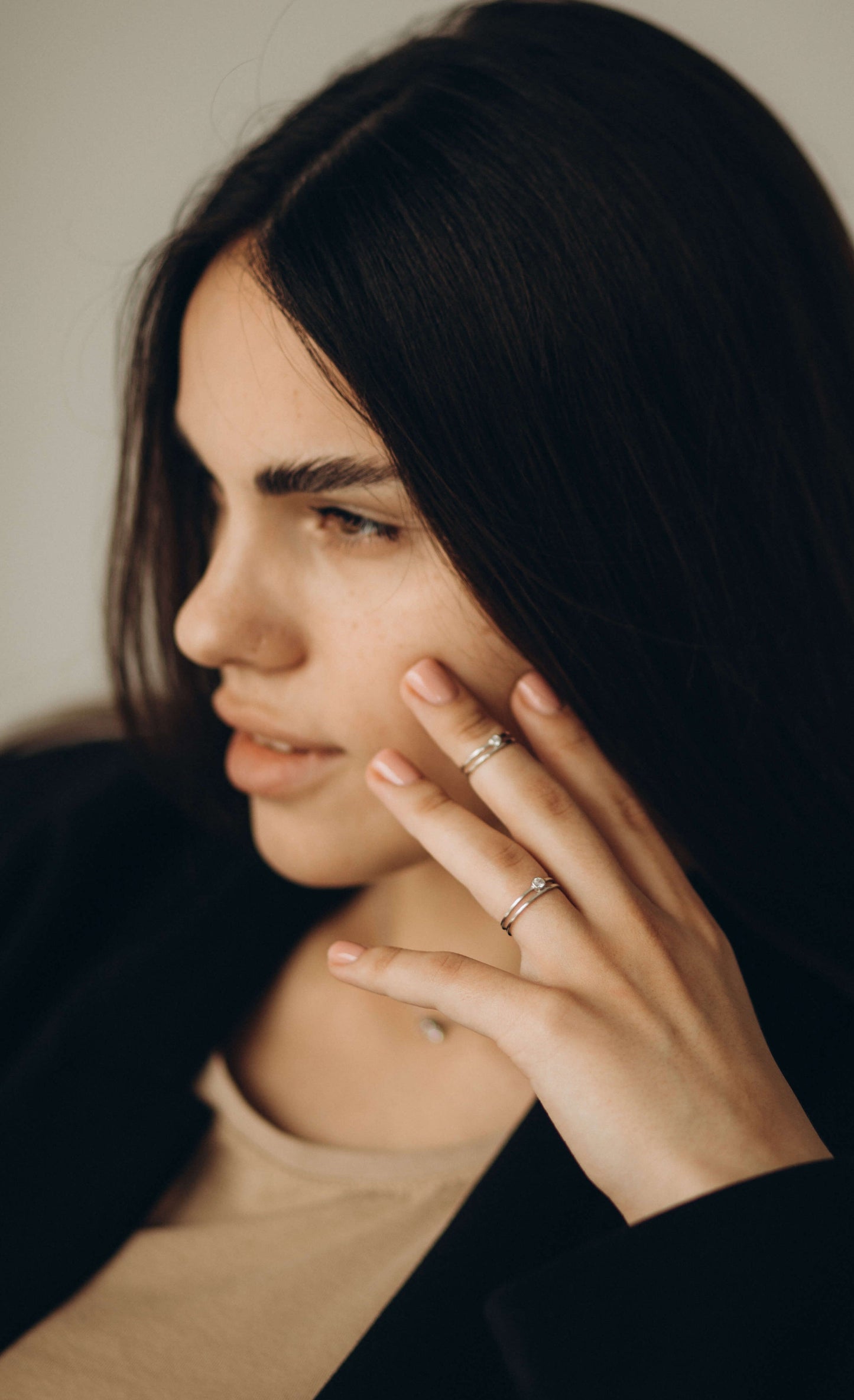 Cubic Zirconia Ring | Sterling Silver