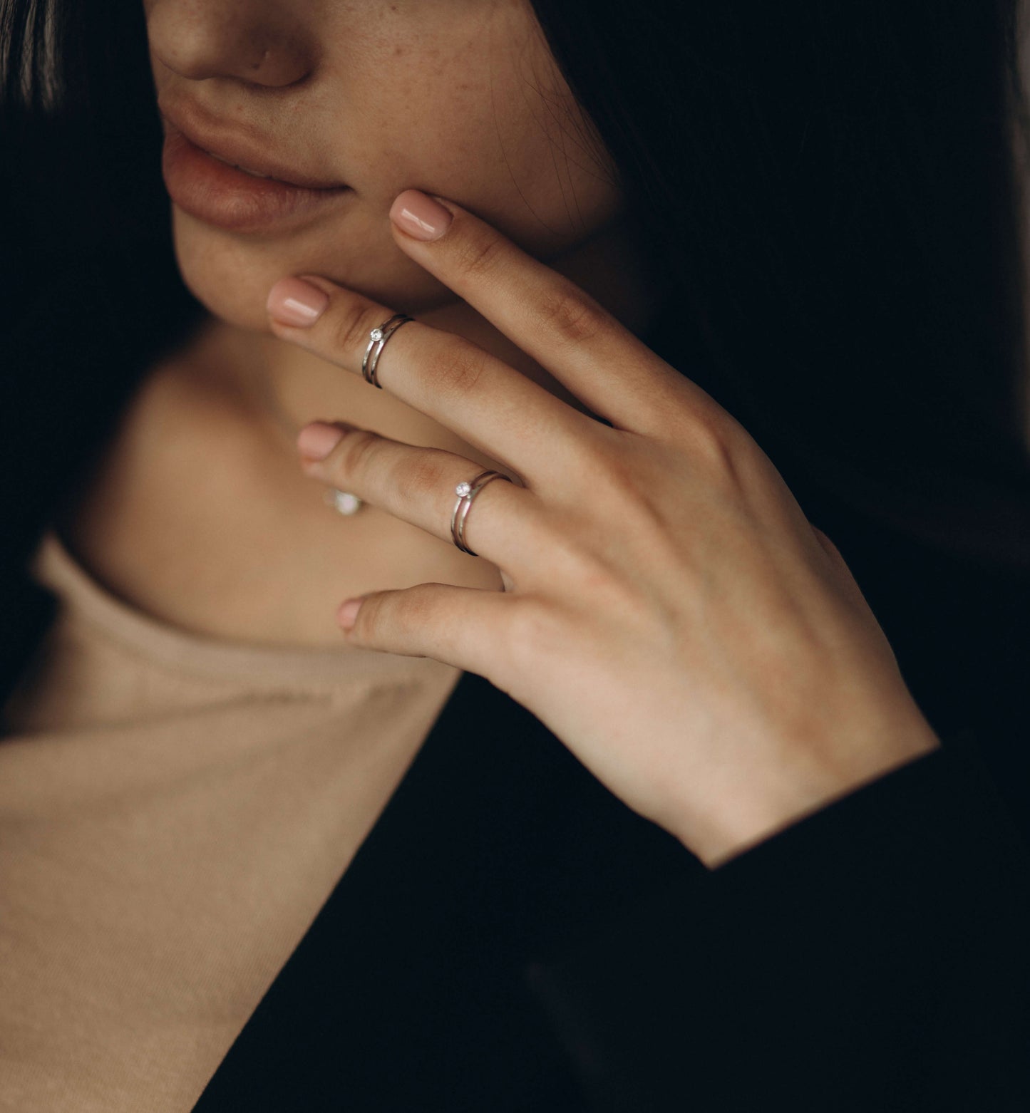 Cubic Zirconia Ring | Sterling Silver