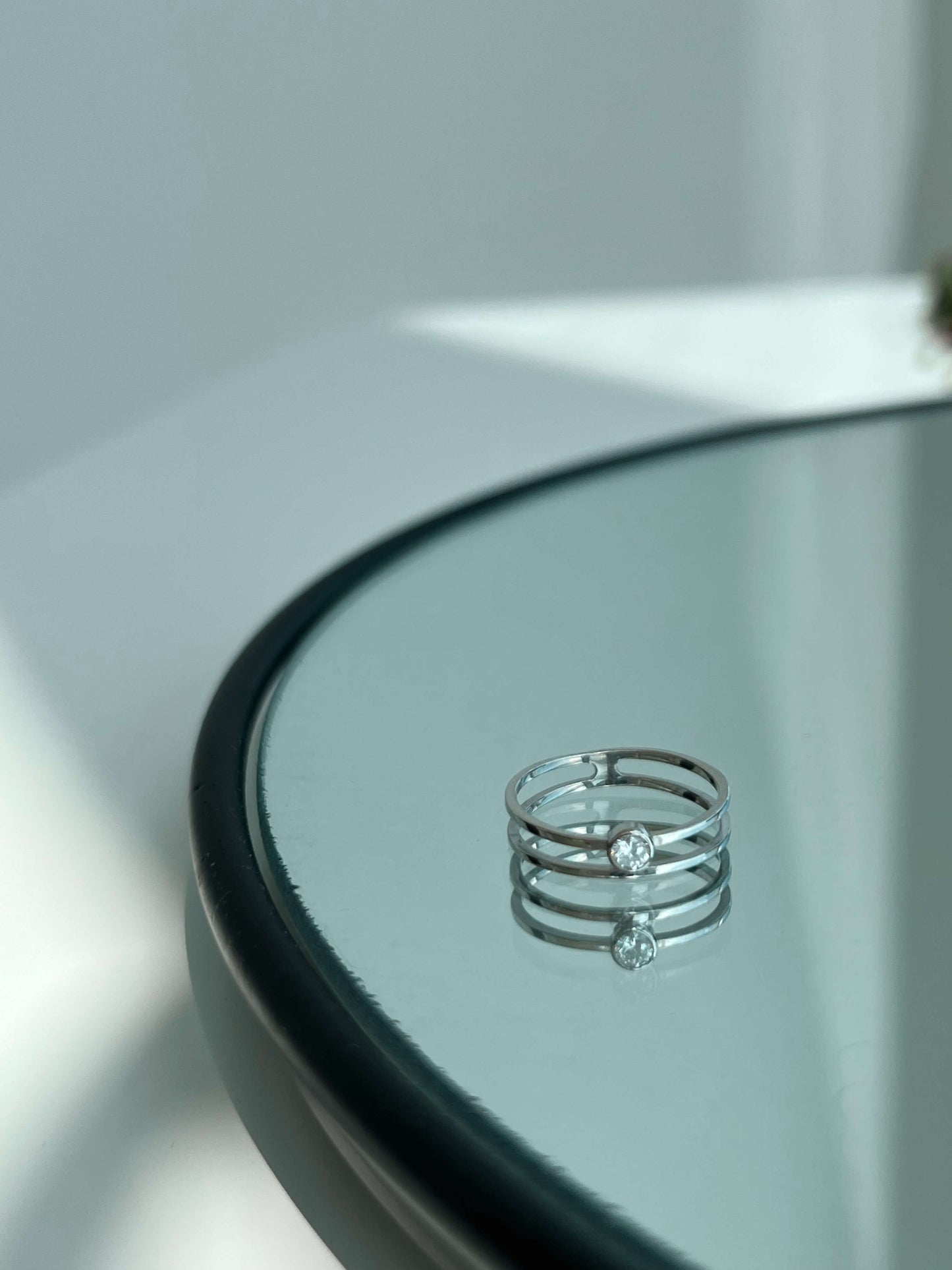 Cubic Zirconia Ring | Sterling Silver