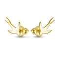 14K Gold Plated Earrings | Minimalist | Sterling Silver