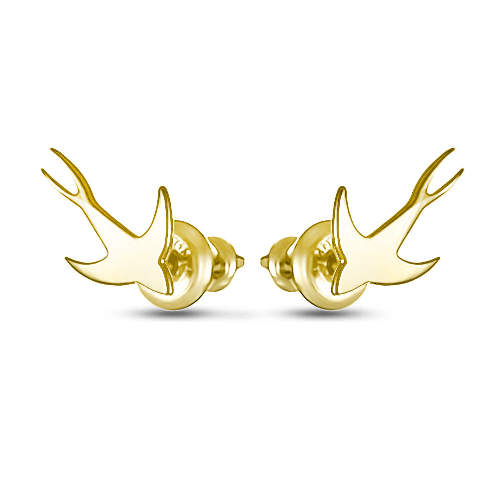 14K Gold Plated Earrings | Minimalist | Sterling Silver