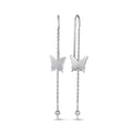 Sterling Silver Drop Earrings | Refined