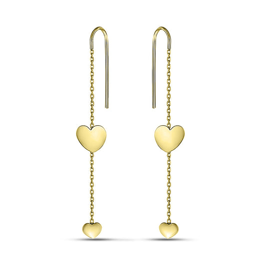 14K Gold Plated Earrings | Minimalist | Sterling Silver