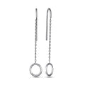 Sterling Silver Drop Earrings | Minimalist
