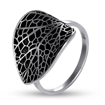 Enamel Ring | Sleek | Sterling Silver