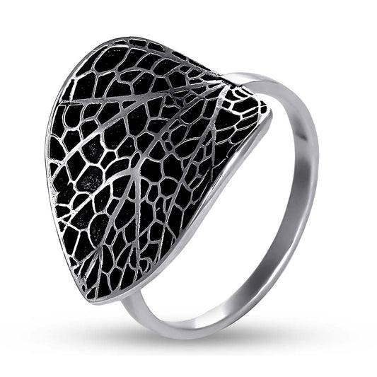 Enamel Ring | Sleek | Sterling Silver
