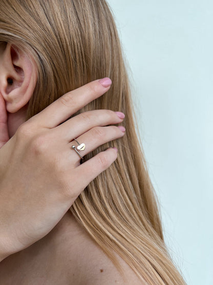 14K Gold Bonded Ring | Sterling Silver