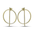 14K Gold Plated Drop Earrings | Elegant | Sterling Silver