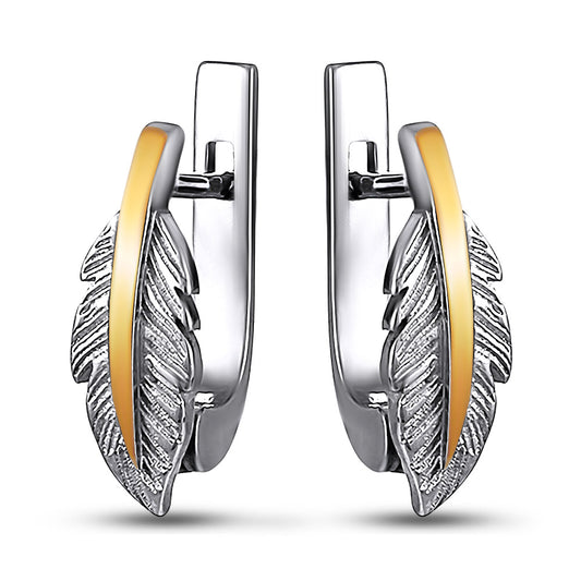 14K Gold Plated Earrings | Elegant | Sterling Silver