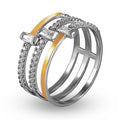 14K Gold Bonded Ring | Sterling Silver