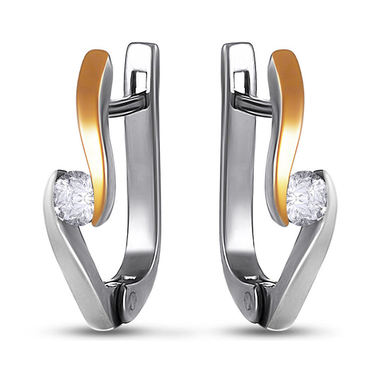 14K Gold Plated Earrings | Layer Classic | Sterling Silver