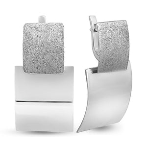 Sterling Silver Drop Earrings Delicate, sterling silver