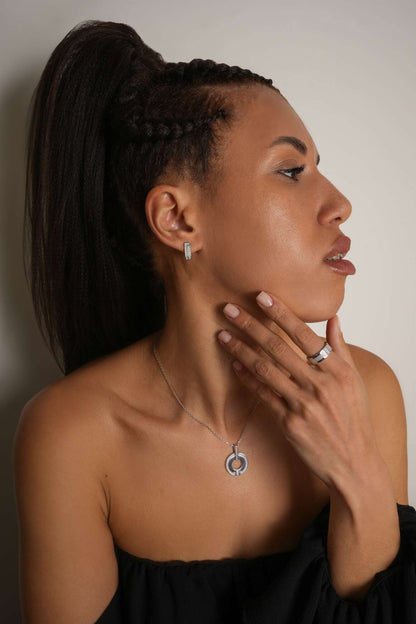 Cubic Zirconia Earrings | Elegant | Sterling Silver