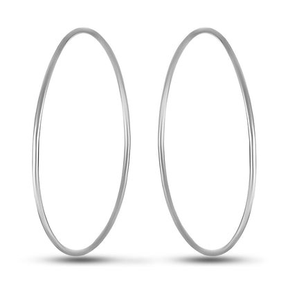 Sterling Silver Hoop Earrings | Elegant