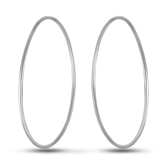 Sterling Silver Hoop Earrings | Elegant