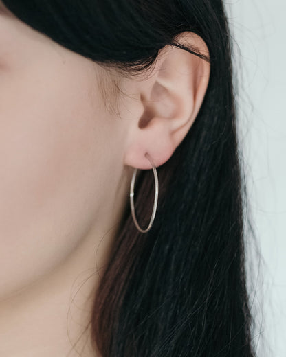 Sterling Silver Hoop Earrings | Elegant